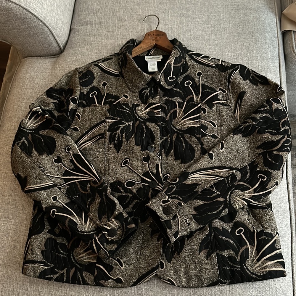 Coldwater Creek Boho Floral Jacket